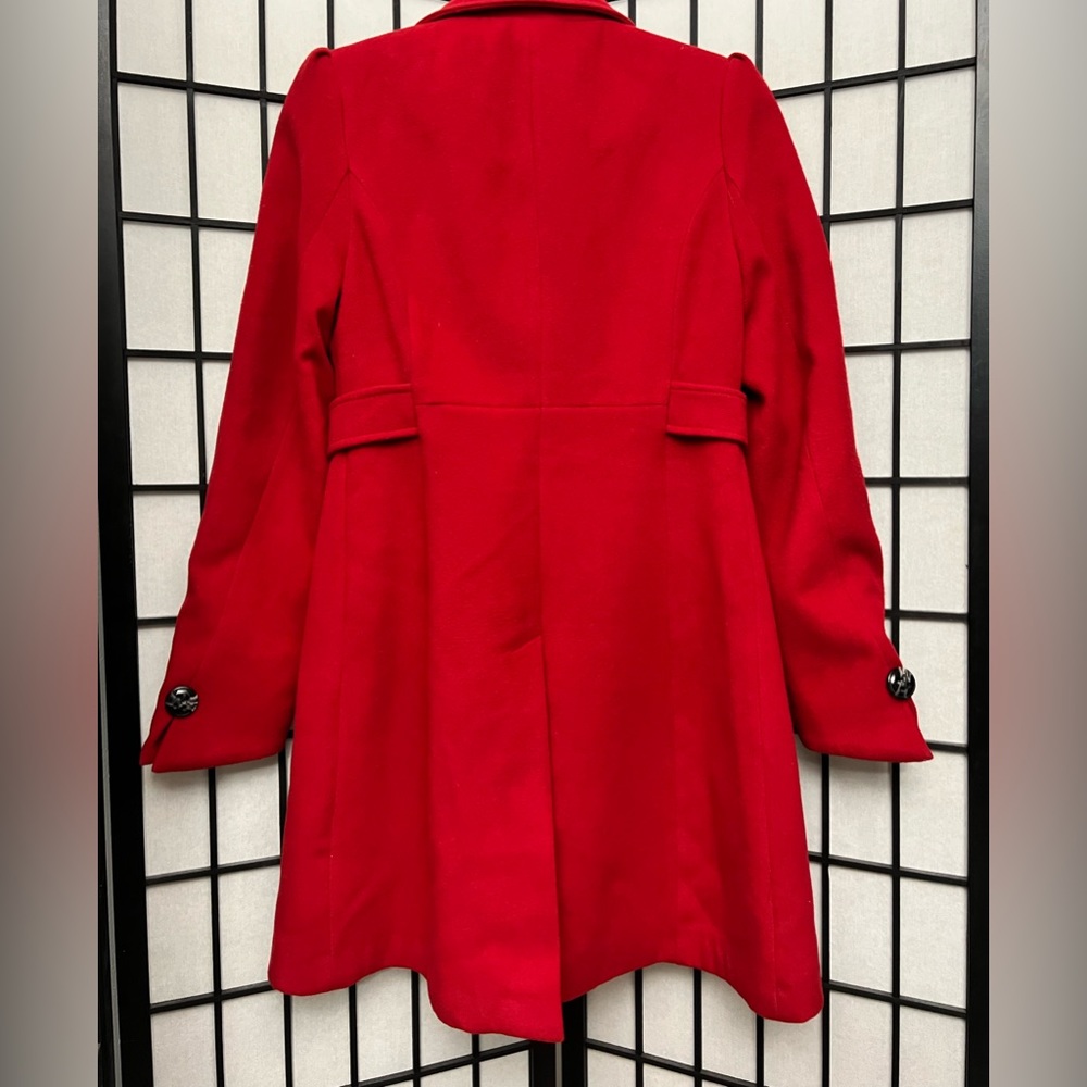 American Rag Red Pea Coat - Picture 2 of 5